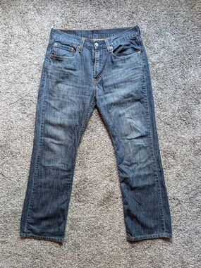 Levi's Men's Straight Jeans in Faded Denim Blue